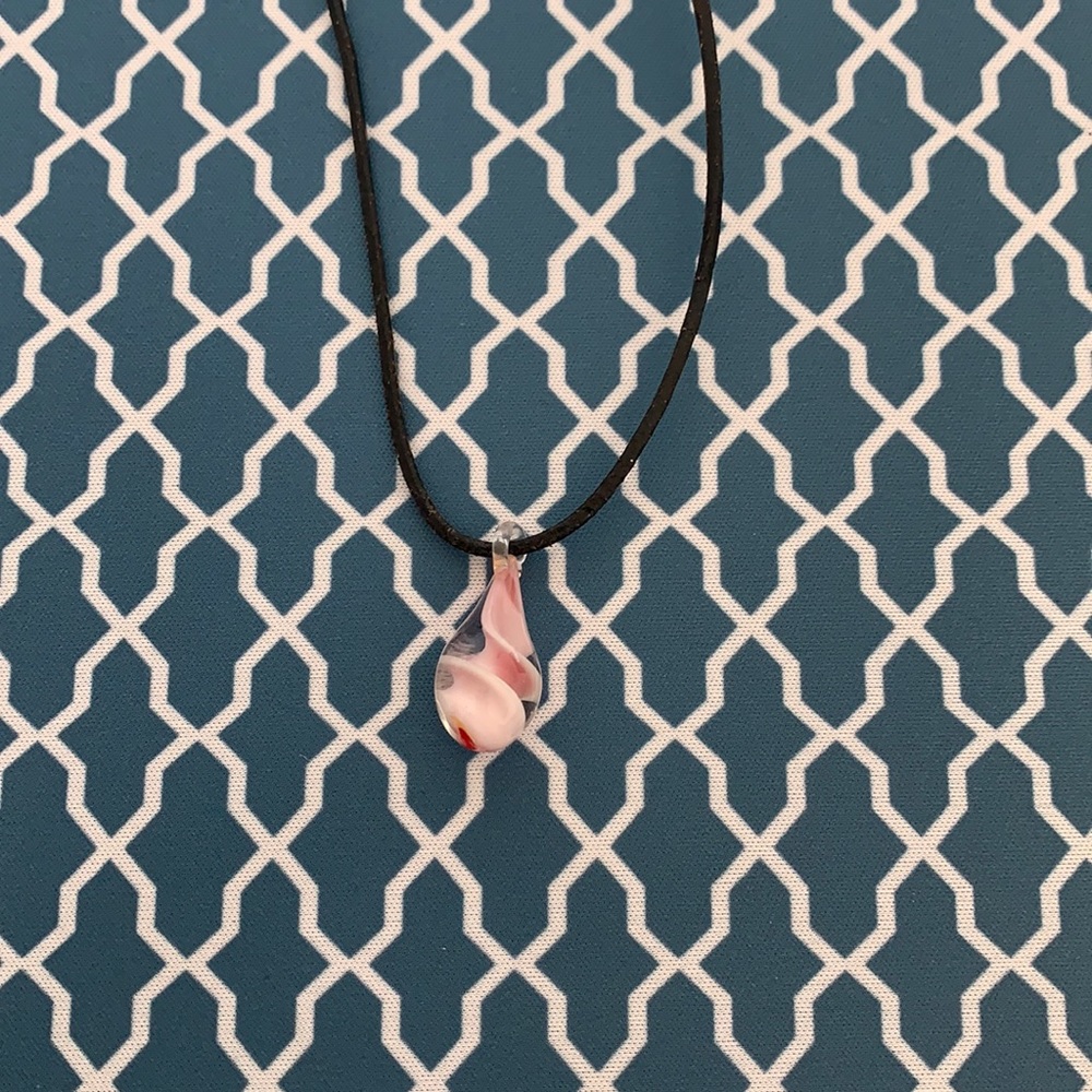 Pink Swirl Necklace